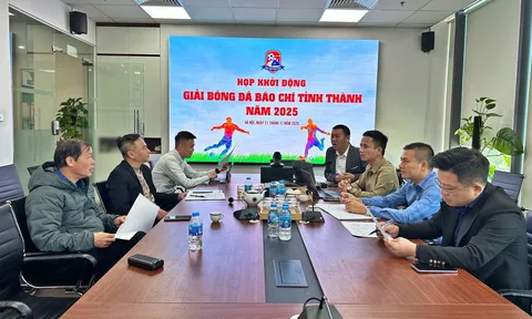 Khởi động Giải bóng đá báo chí tỉnh thành năm 2025