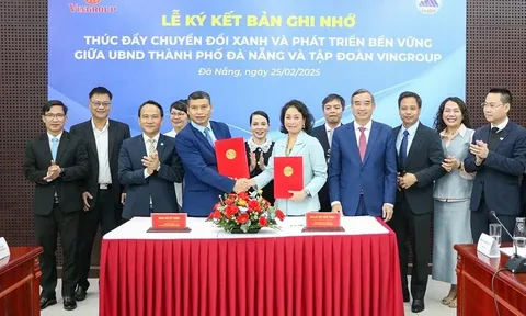 Đà Nẵng và Tập đoàn Vingroup ký kết thỏa thuận hợp tác thúc đẩy chuyển đổi xanh